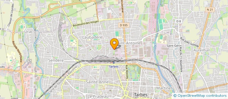 localisation de l'entreprise MADAME SOUAD EL MANSOURI  TARBES