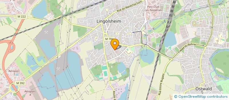 localisation de l'entreprise MADAME SOUAD FALLAHI  LINGOLSHEIM