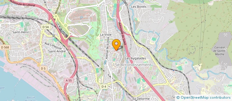 localisation de l'entreprise MADAME SOUAD GANNAOUI à MARSEILLE