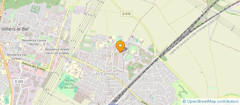 localisation de l'entreprise MADAME SOUAD HAFTI  VILLIERS-LE-BEL