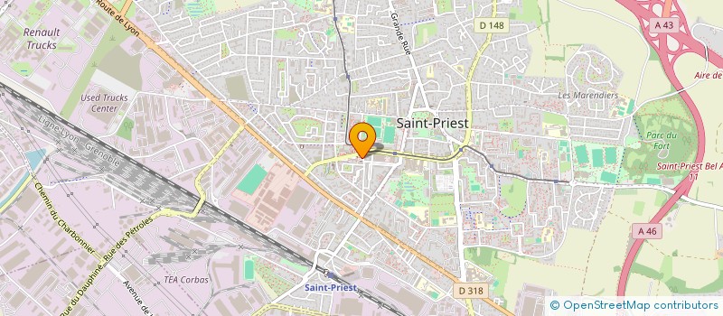 localisation de l'entreprise MADAME SOUAD HILLAL  SAINT-PRIEST