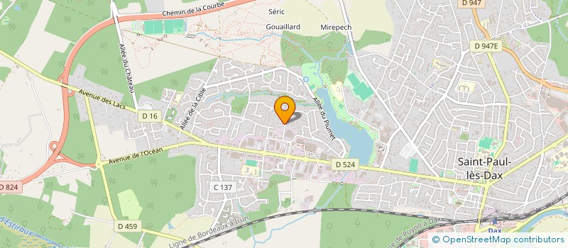 localisation de l'entreprise MADAME SOUAD HMIMSA  SAINT-PAUL-LES-DAX