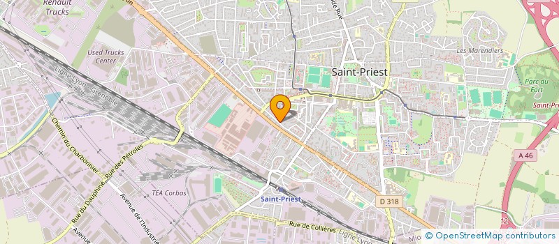 localisation de l'entreprise MADAME SOUAD ISSAAD  SAINT-PRIEST