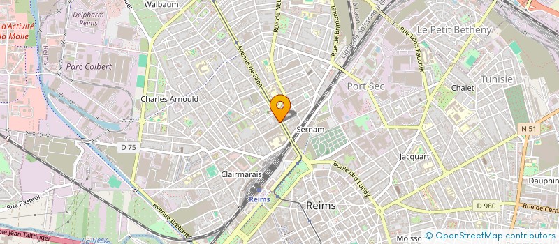 localisation de l'entreprise MADAME SOUAD JADDAOUI  REIMS