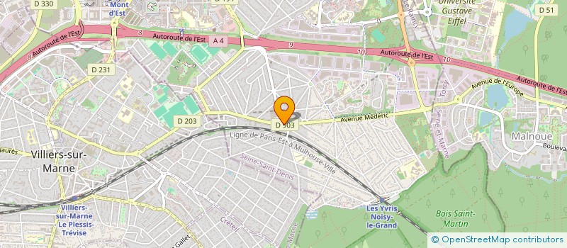 localisation de l'entreprise MADAME SOUAD KOLLI  NOISY-LE-GRAND