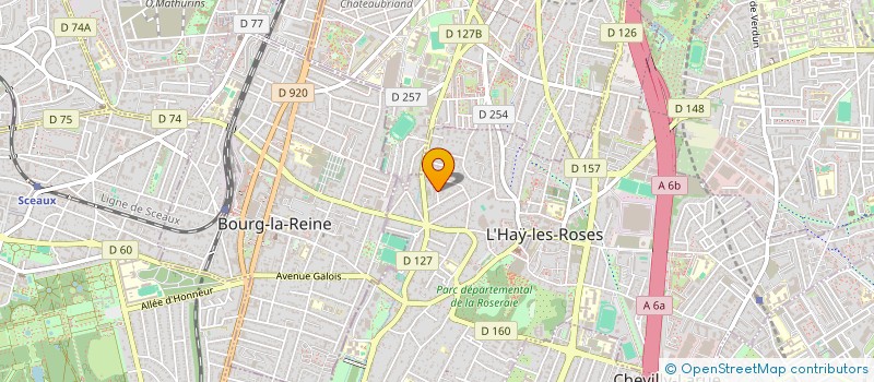 localisation de l'entreprise MADAME SOUAD LABIDI  L'HAY-LES-ROSES