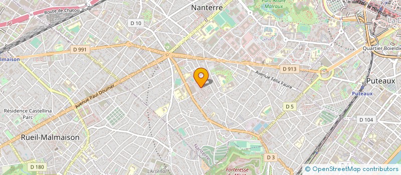 localisation de l'entreprise MADAME SOUAD MAATALLAH  NANTERRE