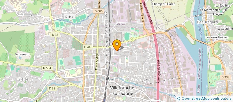 localisation de l'entreprise MADAME SOUAD MAHMOUTI  VILLEFRANCHE-SUR-SAONE