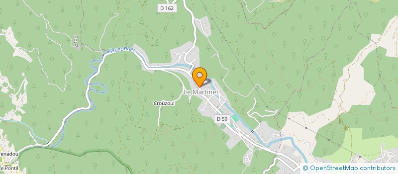 localisation de l'entreprise MADAME SOUAD MANSSOURI  LE MARTINET