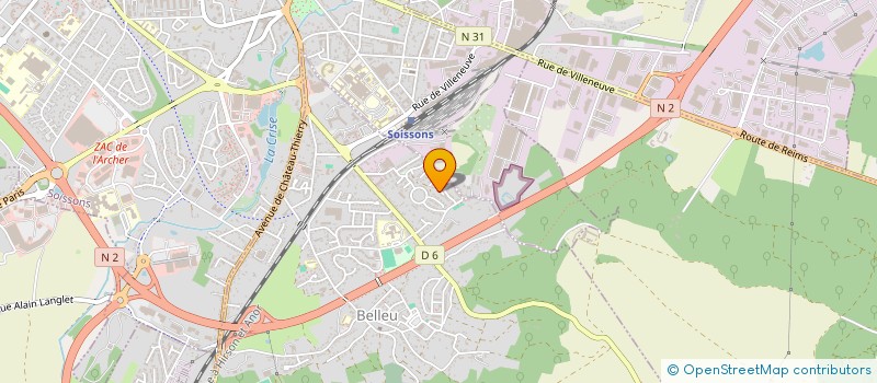 localisation de l'entreprise MADAME SOUAD MARZOUGUI  PASLY