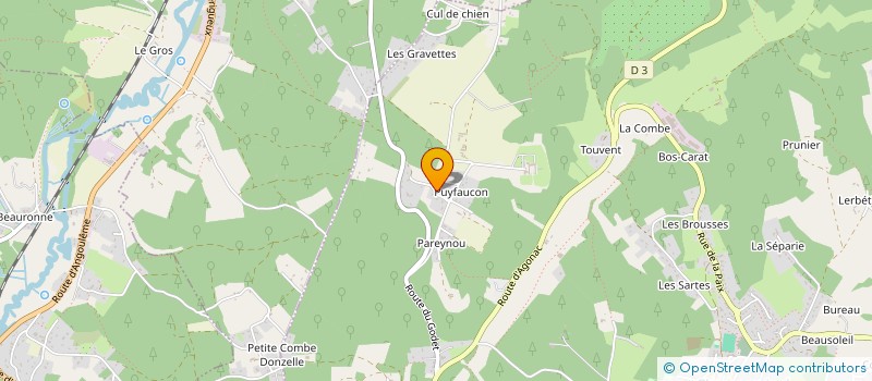 localisation de l'entreprise MADAME SOUAD MBAREK  CHAMPCEVINEL