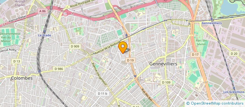localisation de l'entreprise MADAME SOUAD MEDJEMEDJ à ASNIERES-SUR-SEINE