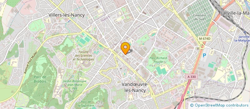 localisation de l'entreprise MADAME SOUAD MIDANI à VANDŒUVRE-LES-NANCY