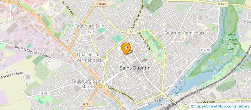 localisation de l'entreprise MADAME SOUAD OTMANI à SAINT-QUENTIN