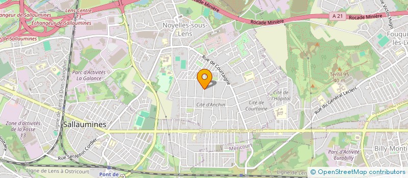 localisation de l'entreprise MADAME SOUAD OUZANI  NOYELLES-SOUS-LENS