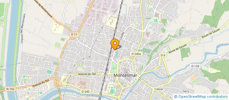 localisation de l'entreprise MADAME SOUAD SAFFOUR à MONTELIMAR