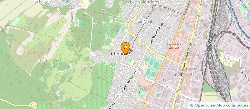 localisation de l'entreprise MADAME SOUAD SANHAJ  CHENOVE