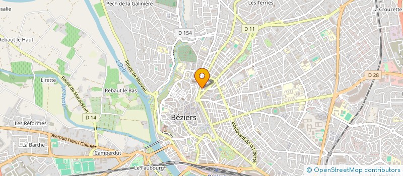 localisation de l'entreprise MADAME SOUAD SAOUDI  BEZIERS