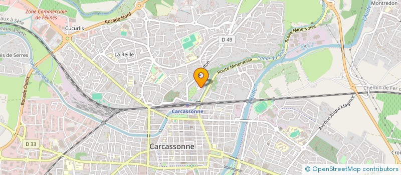 localisation de l'entreprise MADAME SOUAD WASSIF à CARCASSONNE