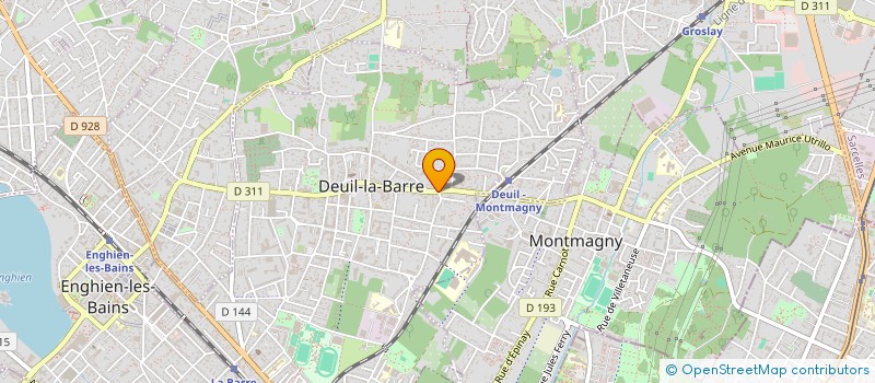 localisation de l'entreprise MADAME SOUAD YOUSFI  DEUIL-LA-BARRE