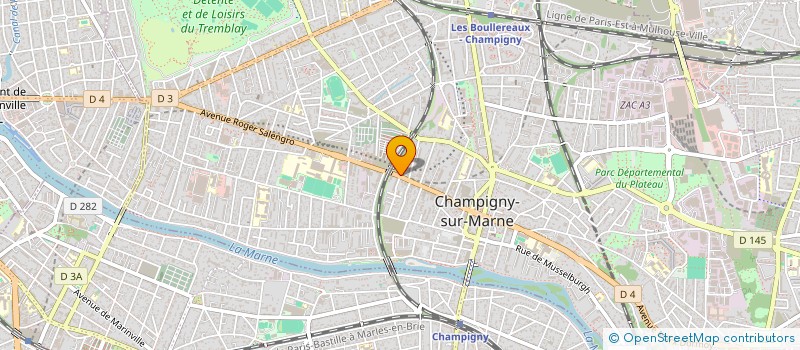 localisation de l'entreprise MADAME SOUAD ZIAD  CHAMPIGNY-SUR-MARNE