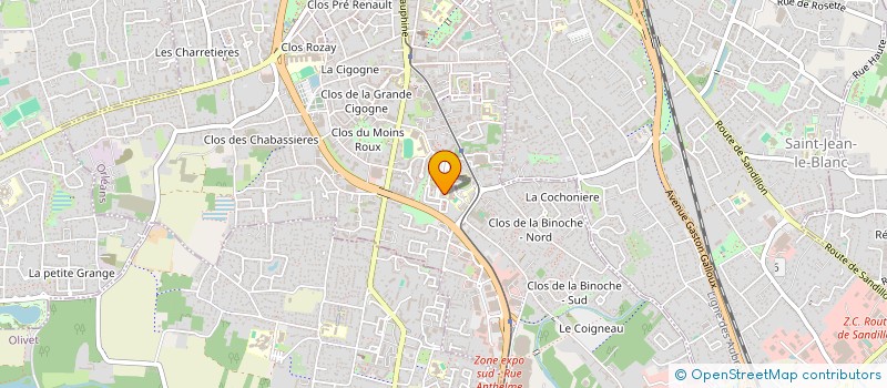 localisation de l'entreprise MADAME SOUADE ABROUS à ORLEANS