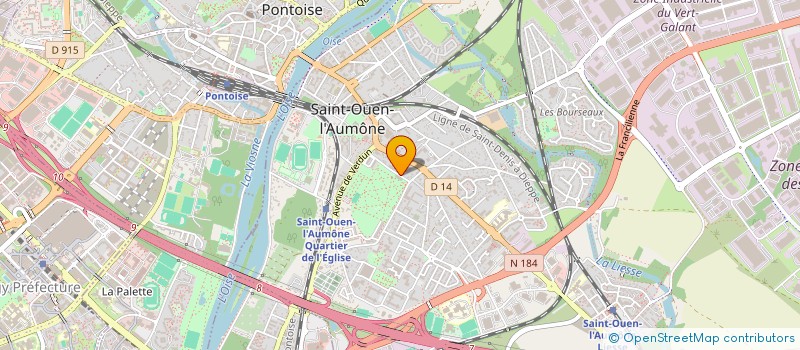 localisation de l'entreprise MADAME SOUADE BIGDAD à SAINT-OUEN-L'AUMONE