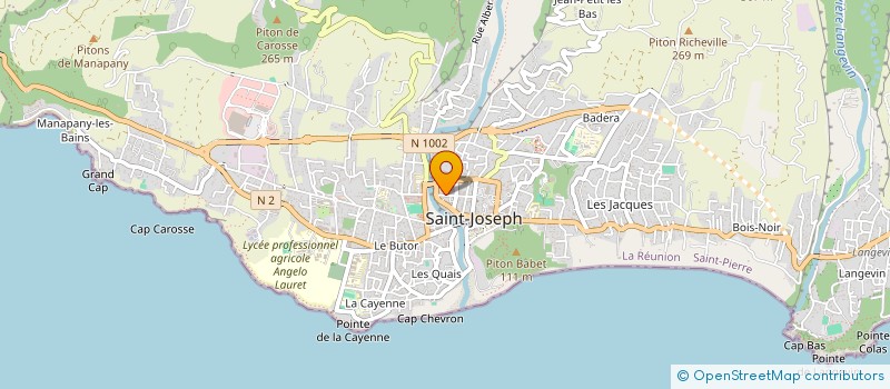 localisation de l'entreprise MADAME SOUDIR JETSHAN à SAINT-JOSEPH
