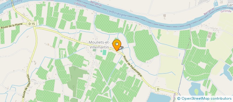 localisation de l'entreprise MADAME SOUFFRON NELCI  MOULIETS-ET-VILLEMARTIN