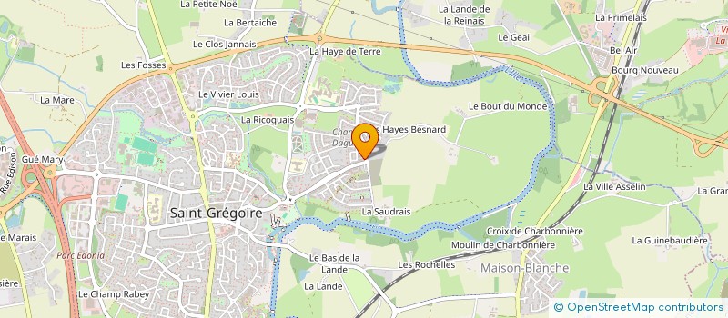 localisation de l'entreprise MADAME SOUFIA GHANNAM  SAINT-GREGOIRE