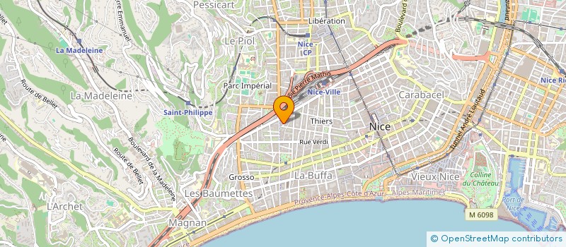 localisation de l'entreprise MADAME SOUFIA OUESLATI à NICE