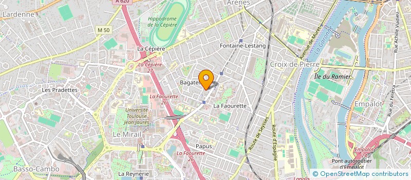 localisation de l'entreprise MADAME SOUHA OMASHA  TOULOUSE