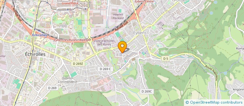 localisation de l'entreprise MADAME SOUHAD ABDELHADI  EYBENS