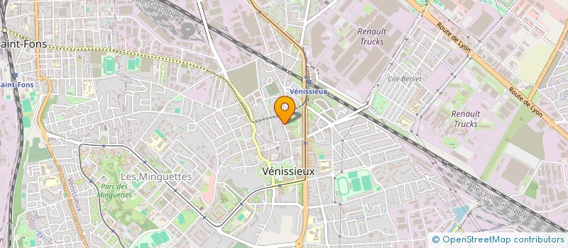 localisation de l'entreprise MADAME SOUHAID BELHACEL  VENISSIEUX