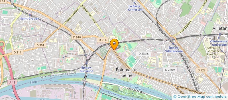 localisation de l'entreprise MADAME SOUHAILA BOURAHLA à EPINAY-SUR-SEINE