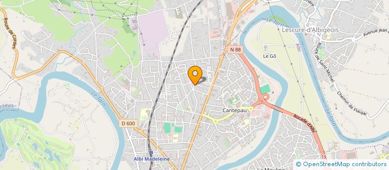 localisation de l'entreprise MADAME SOUHAILA MAAZOUZ  ALBI