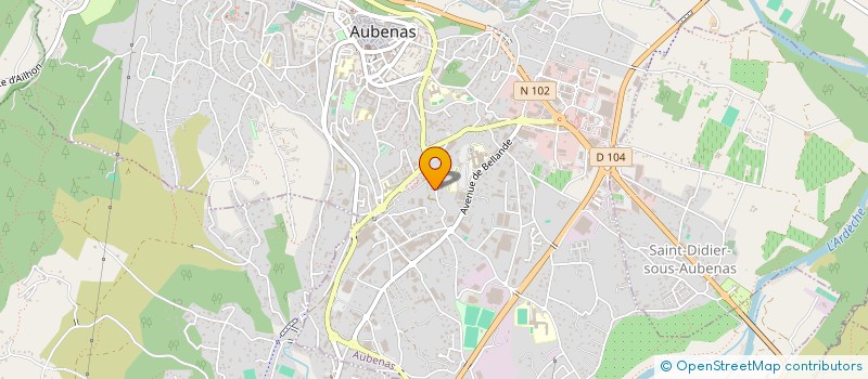 localisation de l'entreprise MADAME SOUHEILA RACHEDI à AUBENAS