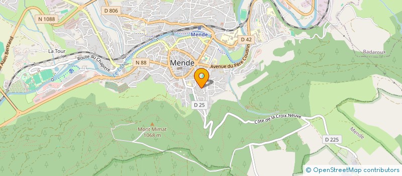 localisation de l'entreprise MADAME SOUHEYLA BOUCHARBA  MENDE