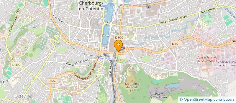 localisation de l'entreprise MADAME SOUHILA ABDELLI  CHERBOURG-EN-COTENTIN