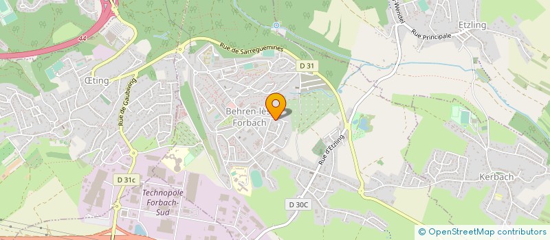 localisation de l'entreprise MADAME SOUHILA BAGHOU  BEHREN-LES-FORBACH