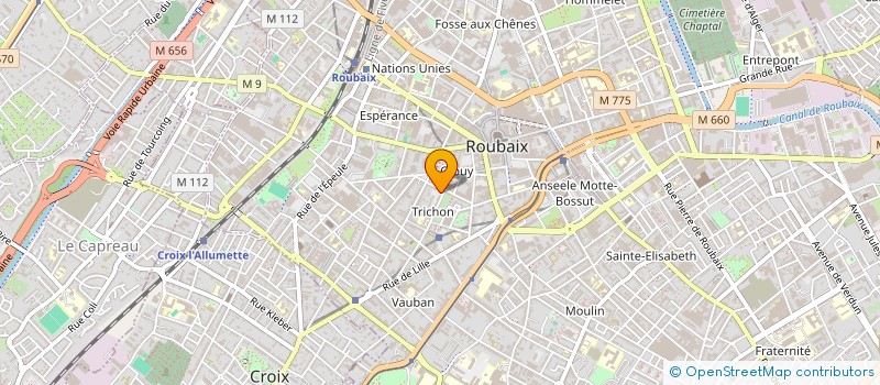 localisation de l'entreprise MADAME SOUHILA BENAICHA  ROUBAIX