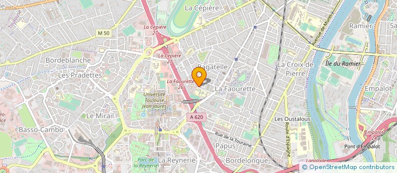 localisation de l'entreprise MADAME SOUHILA BOUCHLAGHEM à TOULOUSE