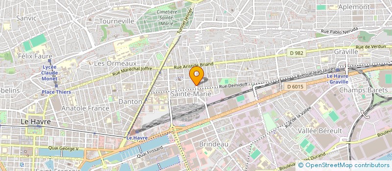 localisation de l'entreprise MADAME SOUHILA BRAHMI  LE HAVRE