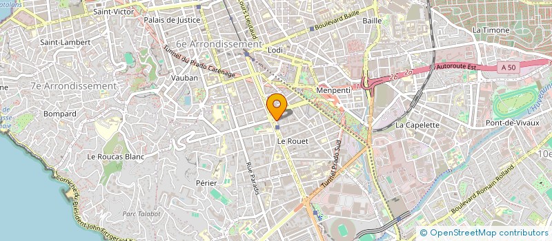 localisation de l'entreprise MADAME SOUHILA CANALE  MARSEILLE