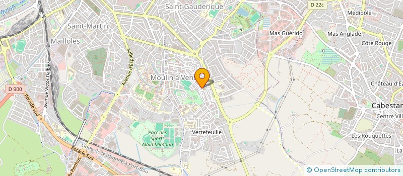 localisation de l'entreprise MADAME SOUHILA SAHOUI à PERPIGNAN