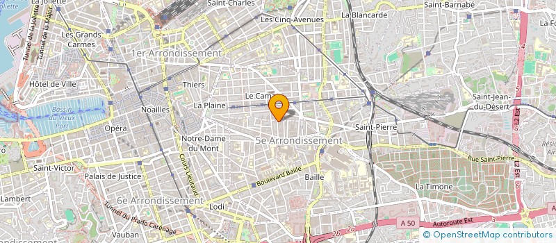 localisation de l'entreprise MADAME SOUHILA SAIDENE  MARSEILLE