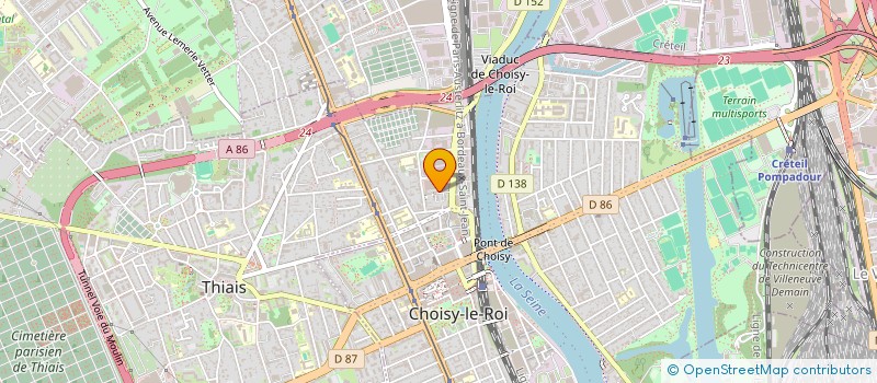 localisation de l'entreprise MADAME SOUHILA SEDRATI  CHOISY-LE-ROI