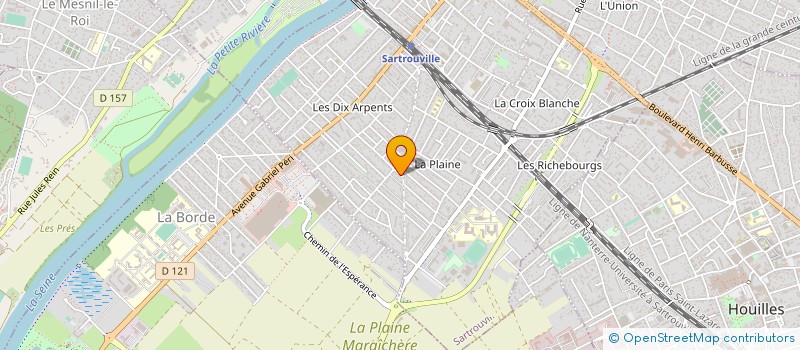 localisation de l'entreprise MADAME SOUHIR BENDJEDDI à SARTROUVILLE