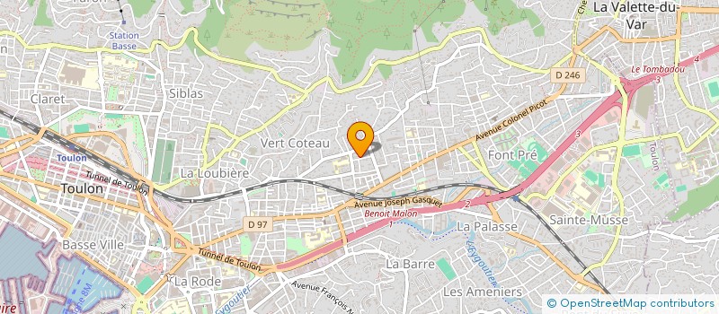 localisation de l'entreprise MADAME SOUHIR CHEHIMI  TOULON