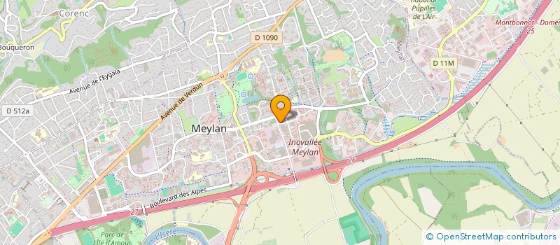 localisation de l'entreprise MADAME SOUHIR MHIRA à MEYLAN